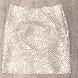 Banana republic sequins skirt gold 2P NWT